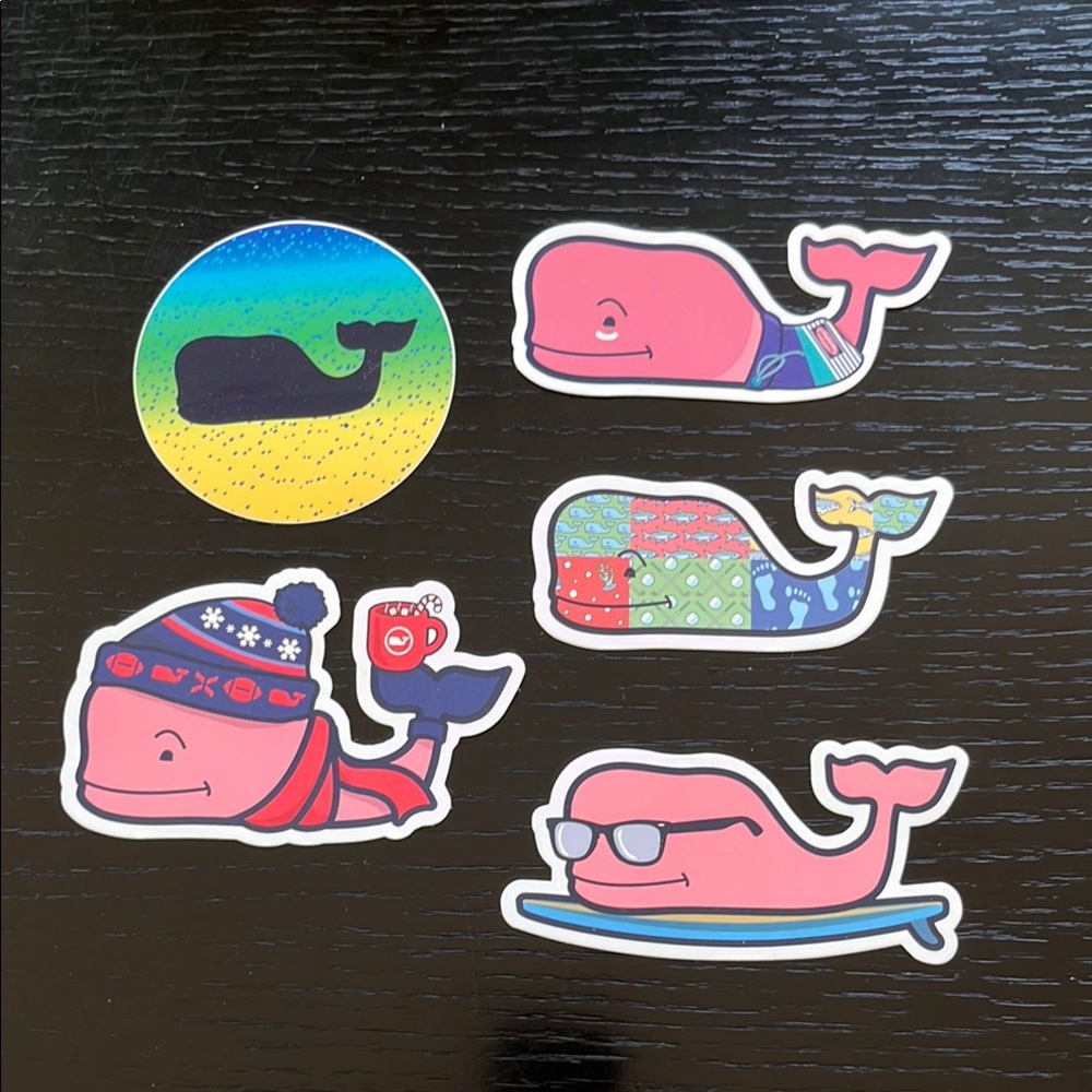 New Vineyard Vines Sticker Assortment - 5 Stickers (Pack N)